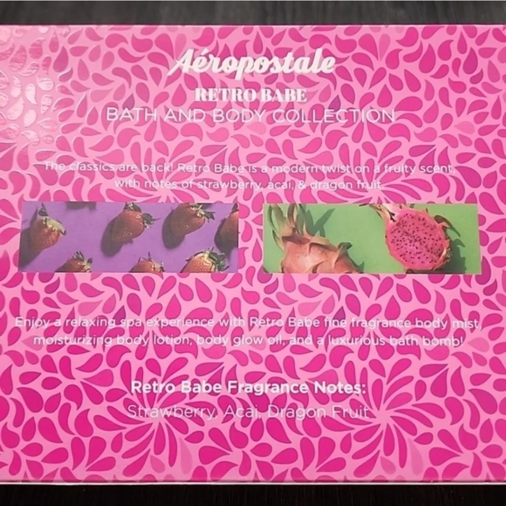 Aeropostale Retro Babe Bath and Body Collection 4 Piece Set - New In Box